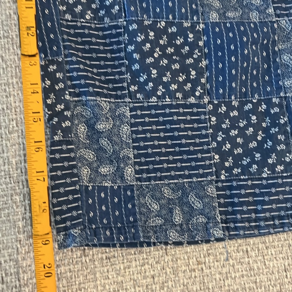 Vintage Lauren Ralph Lauren Blue Floral Patchwork Pants - Picture 9 of 9